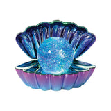 Premier Christmas 18cm Colour Changing Glitter Water Spinner - Clam Shell - Assorted Colours