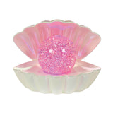 Premier Christmas 18cm Colour Changing Glitter Water Spinner - Clam Shell - Assorted Colours