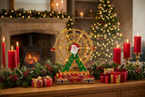 Premier 43cm LED Animated Santa Ferris Wheel