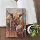 Alex Clark Large Chunky Notebook - Highland Cows