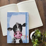 Alex Clark Large Chunky Notebook - Cow And Daisy