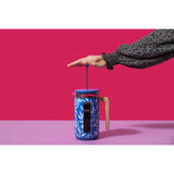 La Cafetière Pisa 8-Cup Cafetière - Blue Fiorato