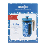 La Cafetière Pisa 8-Cup Cafetière - Blue Fiorato