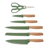 Taylor's Eye Witness Madison 6 Piece Knife Block Set - Green