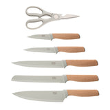 Taylor's Eye Witness Madison 6 Piece Knife Block Set - Grey
