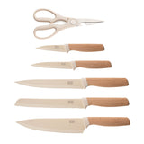 Taylor's Eye Witness Madison 6 Piece Knife Block Set - Oyster