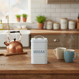 Living Nostalgia Sugar Tin - Grey