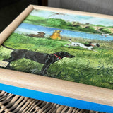 Alex Clark Lap Tray - River Walk