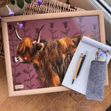 Alex Clark Lap Tray - Highland Cow