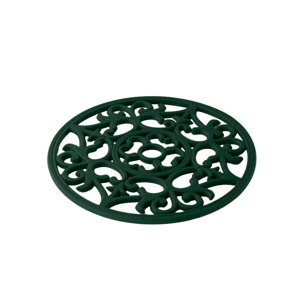 Taylor's Eye Witness Vintage Round Silicone Trivet - British Racing Green