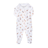 Wrendale Designs Little Wren Little Paws Printed Babygrow - 0-3 Months