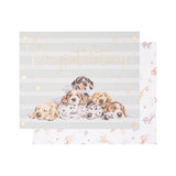 Wrendale Designs Little Wren Card - Little Paws - Congratulations - Dog