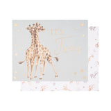 Wrendale Designs Little Wren Card - Double The Joy - It's Twins - Giraffe