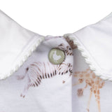 Wrendale Designs Little Wren Little Savannah Printed Babygrow - 3-6 Months