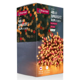 Premier SupaBrights 38.3 Metre 480 LED Multi Action Lights - Red And Vintage Gold