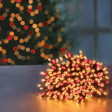Premier SupaBrights 80 Metre 1000 LED Multi Action Lights - Red And Vintage Gold