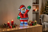 Premier 60cm LED Infinity Miror - Waving Santa