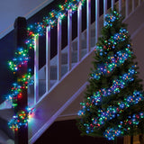 Premier Christmas Cluster Brights 18.5 Metre 1440 LED Multi Action Lights With Timer - Multicoloured
