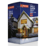 Premier Christmas Cluster Brights 18.5 Metre 1440 LED Multi Action Lights With Timer - Warm White
