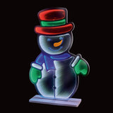 Premier 1.2 Metre LED Infinity Mirror - Snowman With Scarf