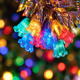 Premier 11.8 Metre 80 LED Multi Action Retro Bell Lights - Multi Coloured