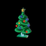 Premier 1.8 Metre LED Infinity Mirror - Christmas Tree With Baubles