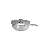 Le Creuset 3-Ply Stainless Steel Non-Stick Chefs Pan With Lid - 24cm