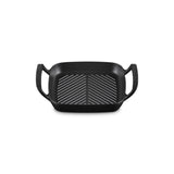 Le Creuset Cast Iron BBQ Outdoor 26cm Square Grill - Satin Black