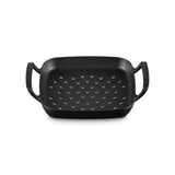 Le Creuset Cast Iron BBQ Outdoor 30cm Square Grilling Basket - Satin Black
