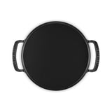 Le Creuset Cast Iron BBQ Outdoor 35cm Round Pizza Pan - Satin Black