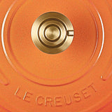 Le Creuset Limited Edition Signature 29cm Cast Iron Oval Casserole - Flamme Doree