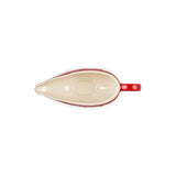 Le Creuset L'Etoile Christmas Heritage Stoneware Gravy Boat - Cerise