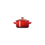 Le Creuset L'Etoile Christmas Stoneware Petite Round Casserole - Cerise