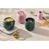 Le Creuset Serenity Collection Stoneware Set 0f 4 320ml Coupe Mugs - Foret & Sugar Pink