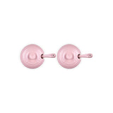Le Creuset Serenity Collection Set of 2 Stoneware Condiment Pots with Spoons - Sugar Pink