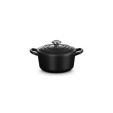 Le Creuset Signature 14cm Cast Iron Round Casserole - Satin Black