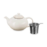 Le Creuset Stoneware Classic Teapot with Infuser - Meringue