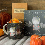 Alex Clark 400ml Bone China Mug - Halloween Bat