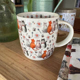 Alex Clark 400ml New Bone China Mug - Cat And Tea