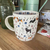 Alex Clark 400ml New Bone China Mug - Dog And Coffee