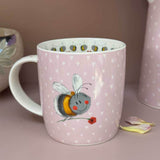 Alex Clark 400ml New Bone China Mug - Bee And Flower