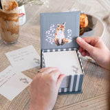 Wrendale Designs by Hannah Dale Memo Block - Snug As A Cub - Fox