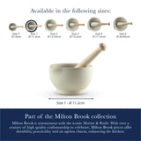 Milton Brooks Porcelain 207ml Mortar & Pestle - Size 1