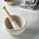 Milton Brooks Porcelain 600ml Mortar & Pestle - Size 4