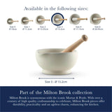 Milton Brooks Porcelain 426ml Mortar & Pestle - Size 3