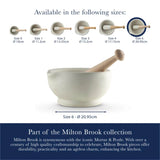Milton Brooks Porcelain 946ml Mortar & Pestle - Size 6