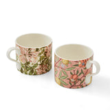 Morris & Co 2 Piece 340ml Porcelain Mug Set - Fruit & Honeysuckle