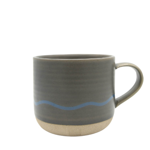 Keith Brymer Jones Studio 350ml Stoneware Mug - Slate & Blue