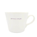 Keith Brymer Jones Word Range 350ml Bucket Mug - Grumpy Old Git