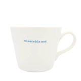 Keith Brymer Jones Word Range 350ml Bucket Mug - Miserable Sod